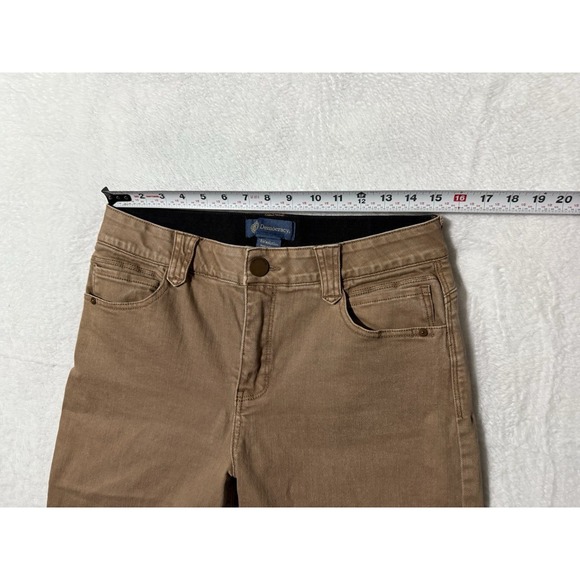 Democracy Womens 10 High Rise Wide Leg Jeans Beige Ab Solution 30x30 - Picture 5 of 9